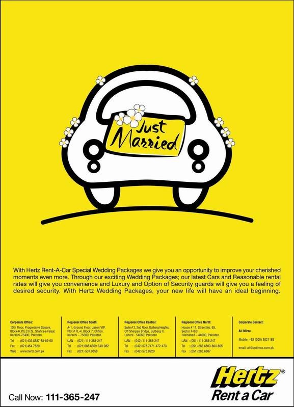 Hertz Rent a Car print ad